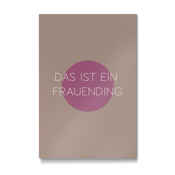 Galerie-Print "Typisches Frauending" 30x20 cm artboxONE