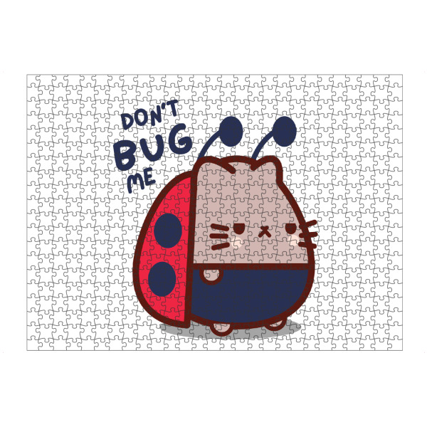 artboxONE Puzzle "Süßer Katzen-Marienkäfer" artboxONE - Tiere,Lustig