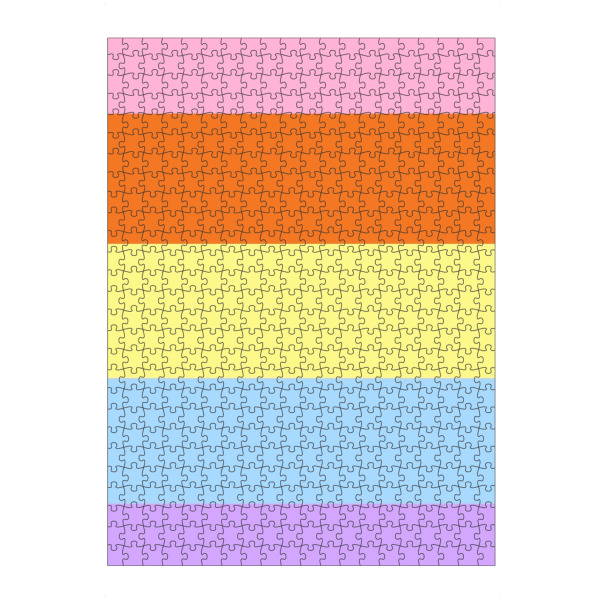 Puzzle Ravensburger "Happiness pure" artboxONE - Abstrakt - Happiness,Rainbow,Regenbogenfarben,Coloful,Handyhülle,Trend,Bunt - Bild happiness