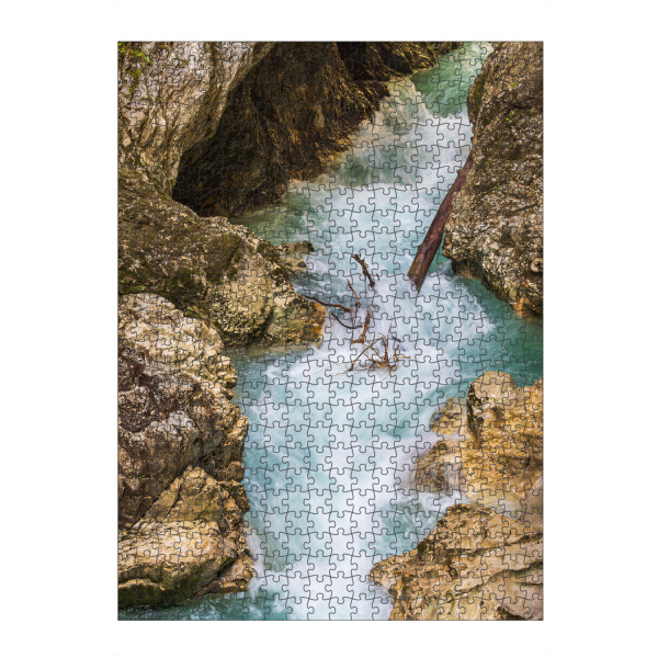 artboxONE Puzzle "Klamm, Felsen, Baumstamm" artboxONE - Natur,Reise