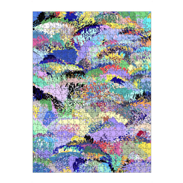 Puzzle Ravensburger "Lavendel-Seelengarten" artboxONE - Abstrakt