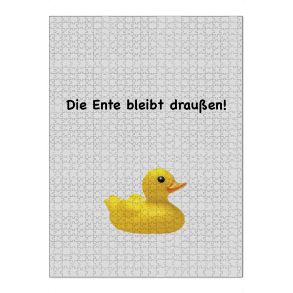 Puzzle Ravensburger "Gummiente" artboxONE - Typografie,Tiere,Lustig