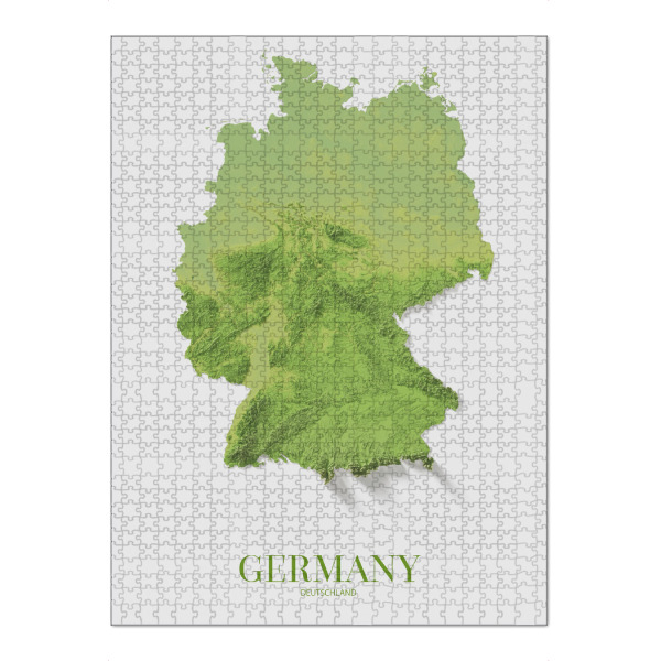 Puzzle Ravensburger "Deutschland 3D Karte" artboxONE - Kartografie - Deutschland,Deutschland karte,Karte,Map,Deutschland map,Deutschland 3d