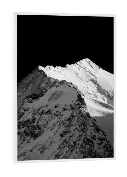 Poster mit weißem Rahmen "Gebirgsrand" artboxONE - Natur,Reise,Männer