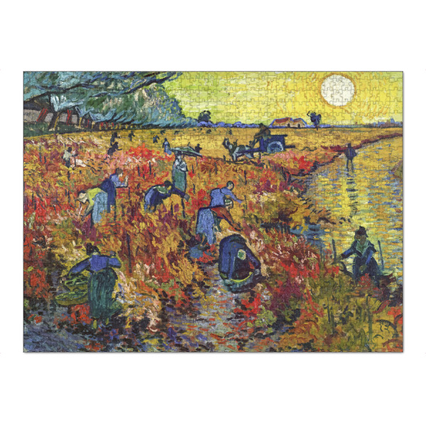 Puzzle Ravensburger "Der Rote Weinberg" artboxONE - Natur,Reise,Floral,Für Mama,Für Papa