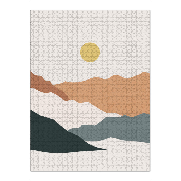 Puzzle Ravensburger "Watercolor landscape G" artboxONE - Natur,Abstrakt