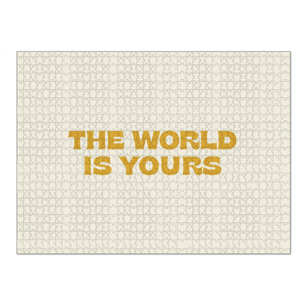 Puzzle Ravensburger "Die Welt gehört dir" artboxONE - Typografie