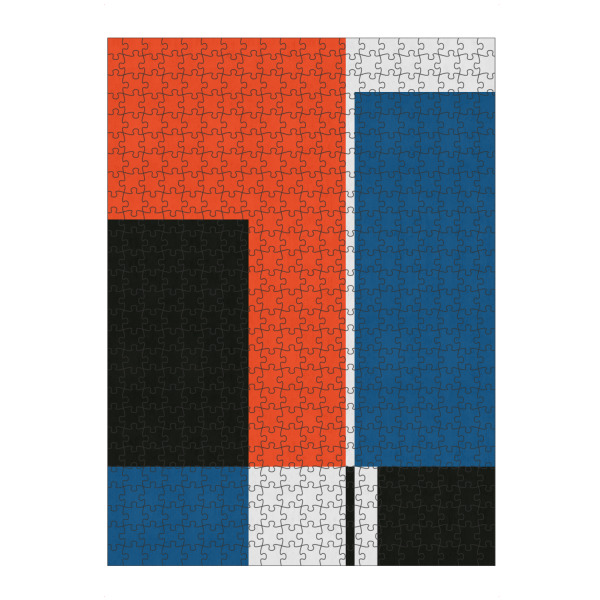 Puzzle Ravensburger "Blue and red art C" artboxONE - Abstrakt