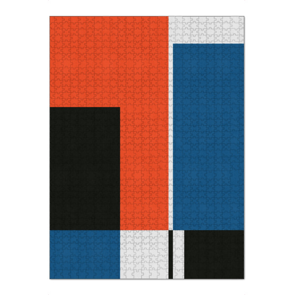 Puzzle Ravensburger "Blue and red art C" artboxONE - Abstrakt