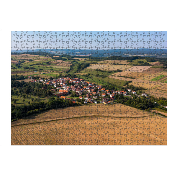 Puzzle Ravensburger "Willershausen auf dem Ringgau" artboxONE - Natur,Architektur