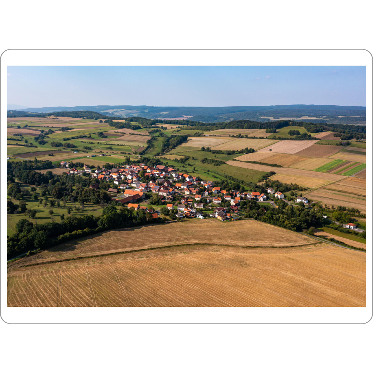Tischset "Willershausen auf dem Ringgau" artboxONE - Natur,Architektur