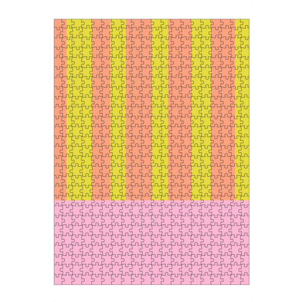 artboxONE Puzzle "Summer stripes" artboxONE - Abstrakt,Geometrie - Summer,Stripes,Sommer,Summervibes,Handyhülle,Cool,Trend,Rosa,Orange