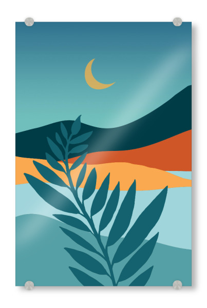 Acrylglasbild "Mittelmeerdämmerung" artboxONE - Natur,Reise