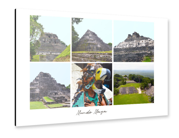 Alu-Dibond "Mundo Maya" 30x20 cm artboxONE