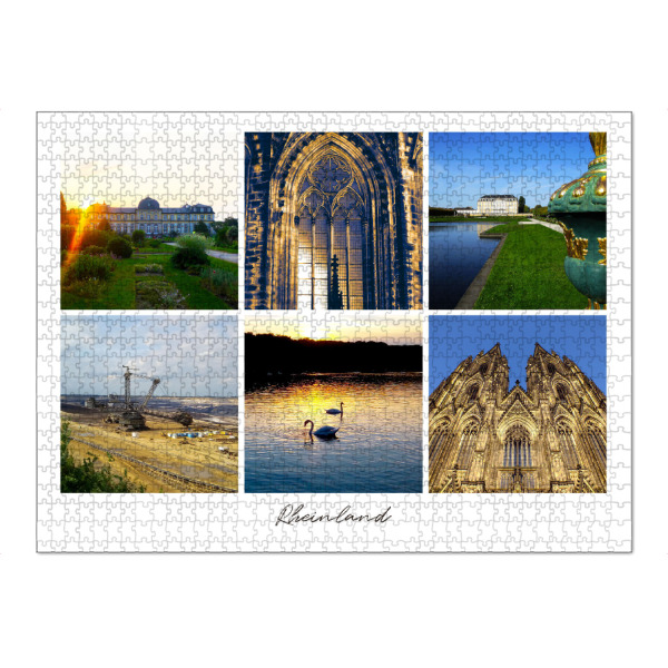 Puzzle Ravensburger "Rheinland Impressionen" artboxONE - Städte / Köln,Reise,Architektur,Reise / Länder
