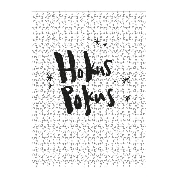Puzzle Ravensburger "Hokus Pokus - Halloween Lettering" artboxONE - Typografie - Halloween,Hokus pokus,Lettering,Schrift,Saisonal,Herbst