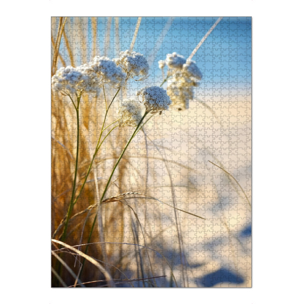 Puzzle Ravensburger "Beach Impressions Dunes" artboxONE - Natur,Floral,Für Mama - Strand,Düne,Sand,Meer,Digitale kunst,Treechild,Fotografie,Gras