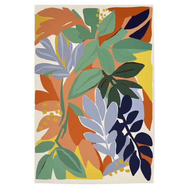 Poster "Botanic Impressions colorful" artboxONE - Floral,Abstrakt,Für Mama