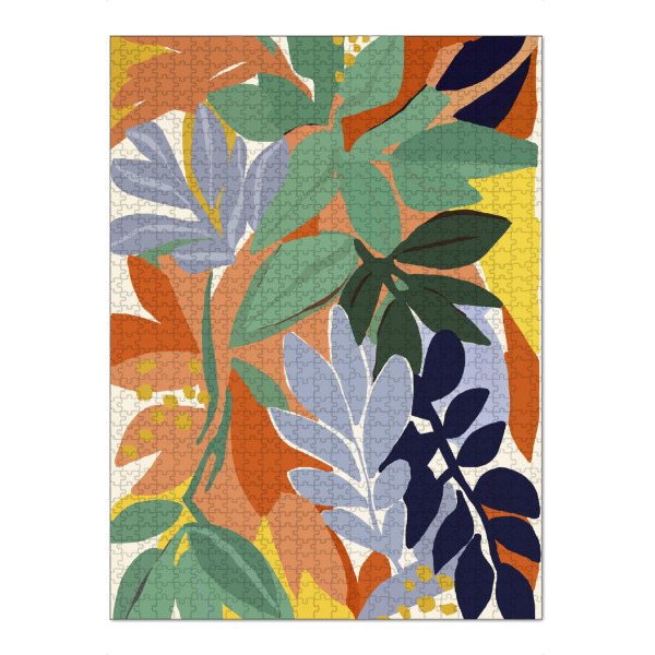 Puzzle Ravensburger "Botanic Impressions colorful" artboxONE - Floral,Abstrakt,Für Mama