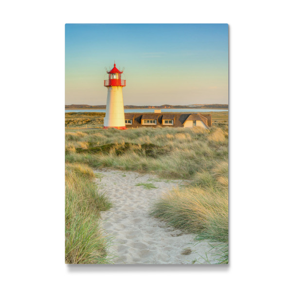 Galerie-Print "Leuchtturm List-West im Abendlicht" 30x20 cm artboxONE