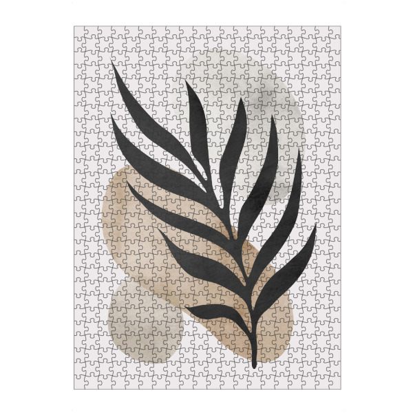 artboxONE Puzzle "Watercolor floral C" artboxONE - Floral - Nature,Flowers,Floral,Illustration,Geometric,Watercolor,Painting,Tropical,Leaves