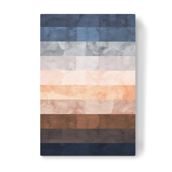 Leinwandbild "Watercolor collage C" artboxONE - Abstrakt