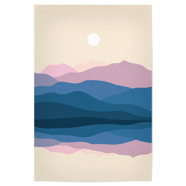 Poster 30x20 cm "Watercolor landscape D" artboxONE - Natur