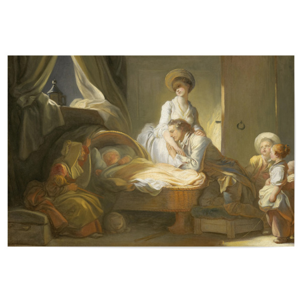 Poster 30x20 cm "Ein Besuch im Kindergarten" artboxONE - Für Kinder,Menschen,Liebe,Für Mama,Für Papa