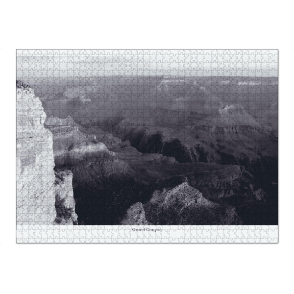 Puzzle Ravensburger "The Grand Canyon, Black + White" artboxONE - Natur,Reise,Schwarzweiß,Reise / Länder