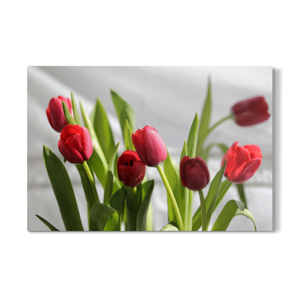 Galerie-Print "Tulpen Blumenstrauß close up" 30x20 cm artboxONE