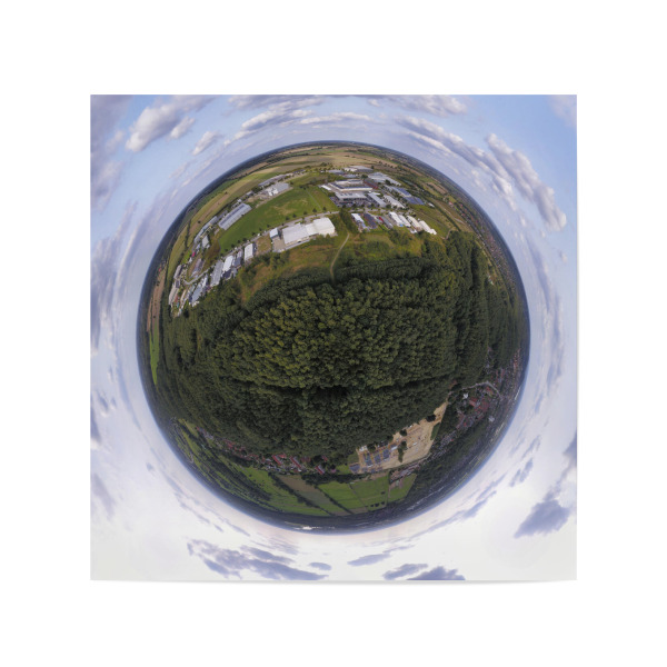 Poster 20x20 cm "Geesthacht-Gewerbepark Mercator" artboxONE - Städte,Natur,Reise,Architektur,Städte / Weitere