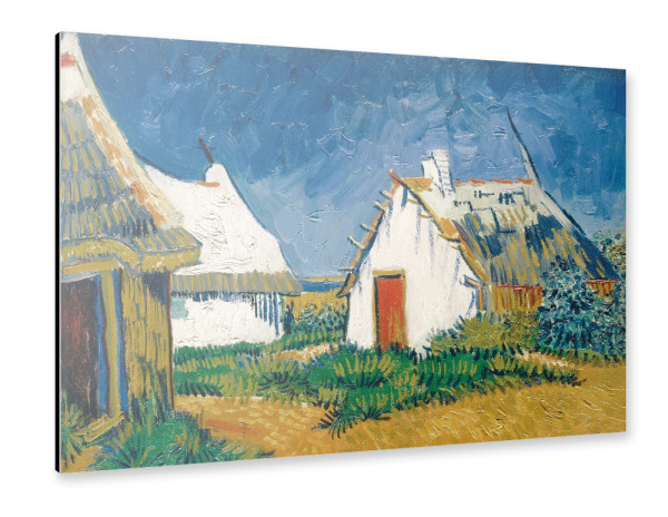 Alu-Dibond "Weiße Cottages in Saintes-Maries" 30x20 cm artboxONE