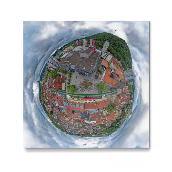 Galerie-Print "Suhl/Thüringen, Dianabrunnen" 30x30 cm artboxONE