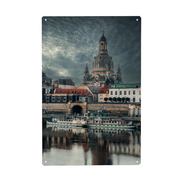 Holzbild "Blick auf die Altstadt von Dresden" artboxONE - Städte,Architektur,Städte / Dresden