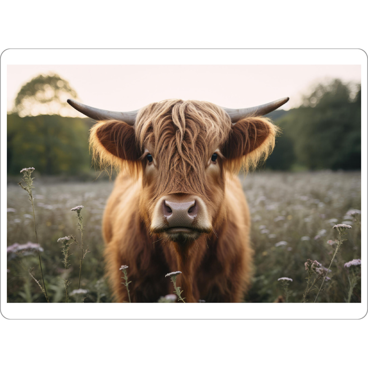 Tischset "Highlander" artboxONE - Natur,Tiere