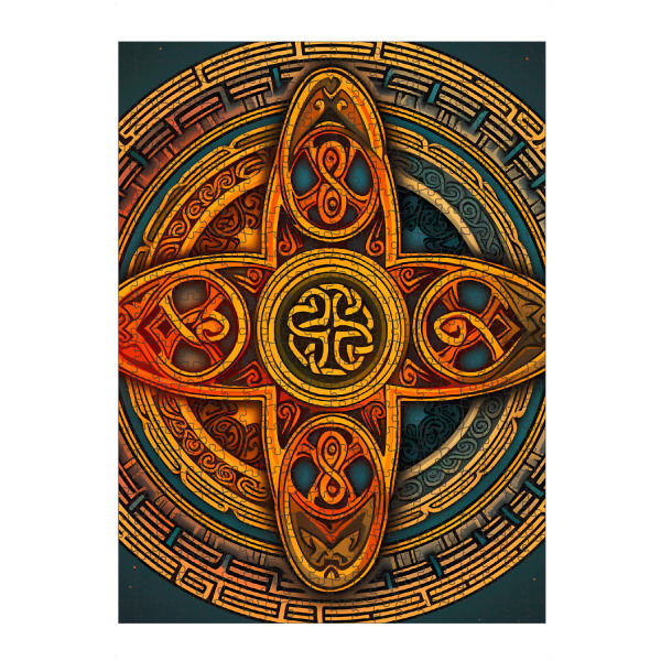 Puzzle Ravensburger "Mandala - Keltisch - Rhiannon" artboxONE - Natur,Abstrakt