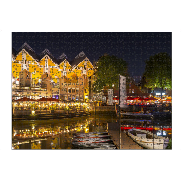 Puzzle Ravensburger "Oude Haven & Kubushäuser" artboxONE - Städte,Architektur,Reise / Länder