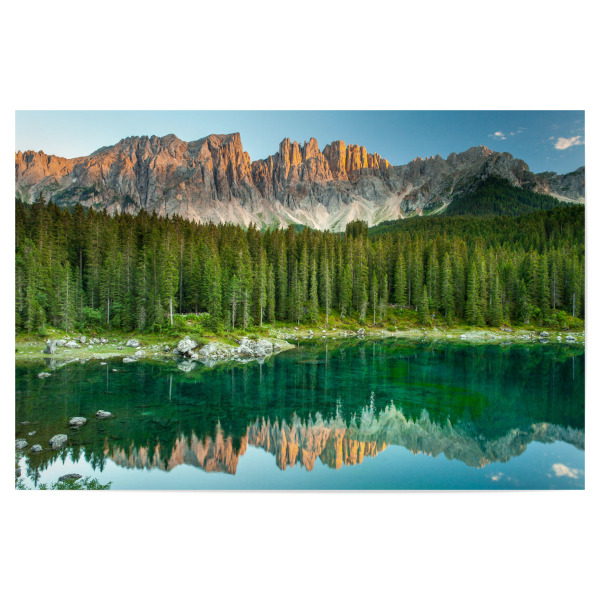 Poster 30x20 cm "Spiegelungen am Karersee" artboxONE - Natur,Reise,Floral