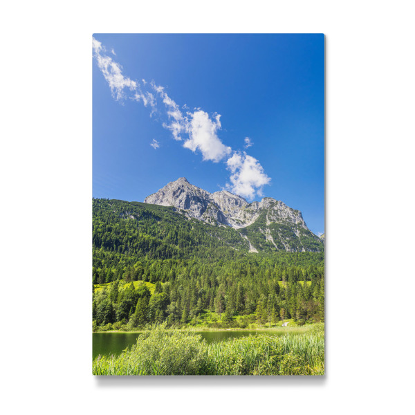 Galerie-Print "See, Berge, Wolken, Bäume" 30x20 cm artboxONE