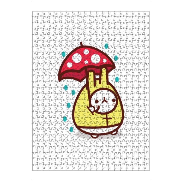 artboxONE Puzzle "Niedlicher Hase im Regen" artboxONE - Für Kinder,Tiere