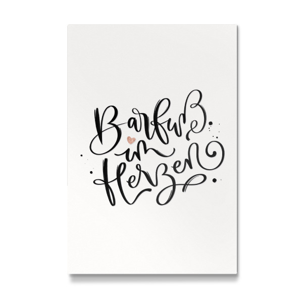 Galerie-Print "Barfuß im Herzen" 30x20 cm artboxONE