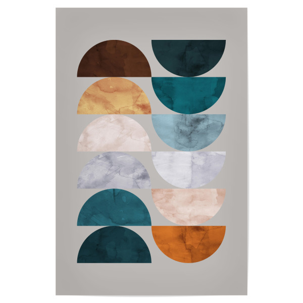 Poster 30x20 cm "Harmony of circles G" artboxONE - Abstrakt,Geometrie