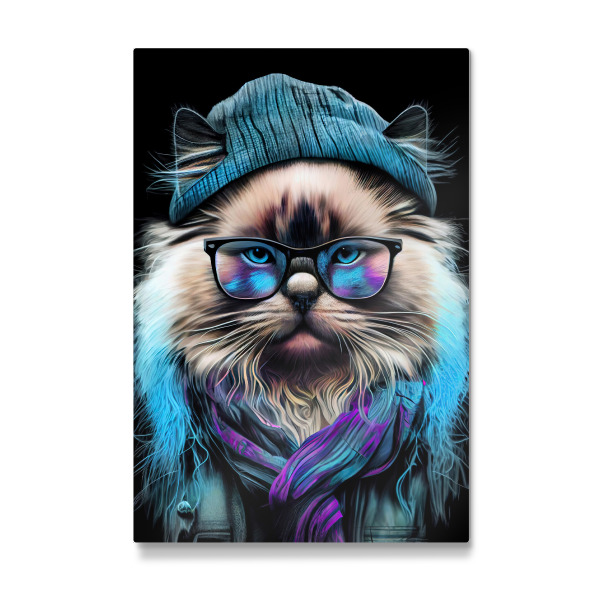 Galerie-Print "Hipster-Katzen-Wacholder" 30x20 cm artboxONE