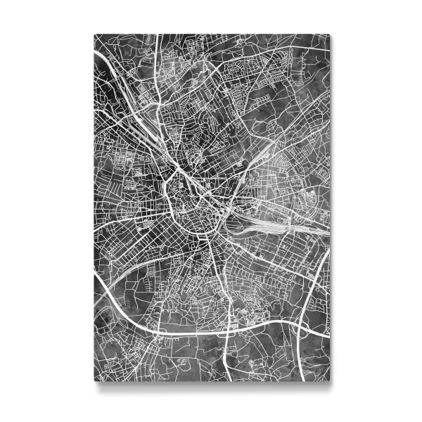 Galerie-Print "Osnabrück Stadtplan BW" 30x20 cm artboxONE