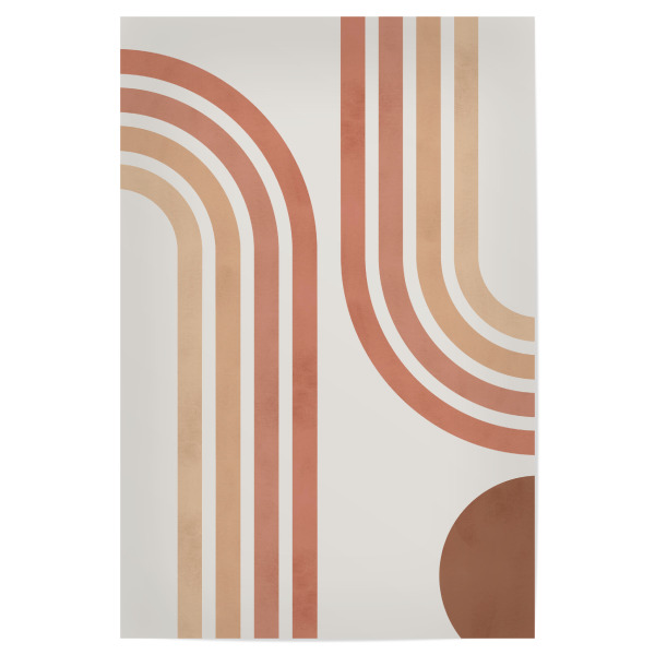 Poster 30x20 cm "Watercolor circles D" artboxONE - Abstrakt,Geometrie