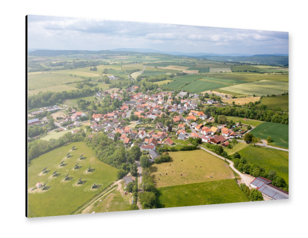 Alu-Dibond "Das Dorf Renda" 30x20 cm artboxONE