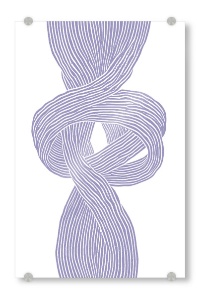 Acrylglasbild "Knots (one)" artboxONE - Abstrakt,Für Mama,Für Papa