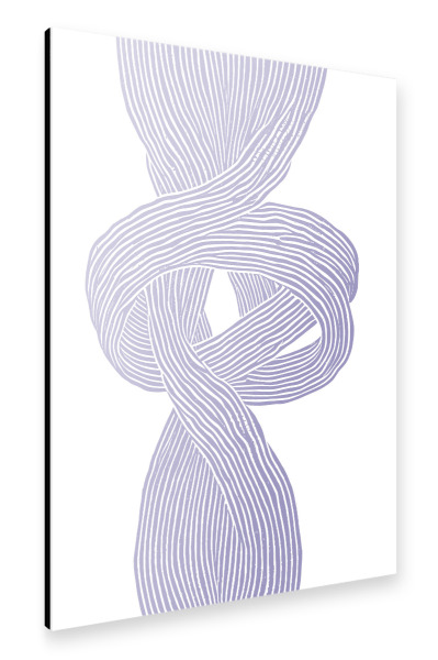 Alu-Dibond "Knots (one)" 30x20 cm artboxONE
