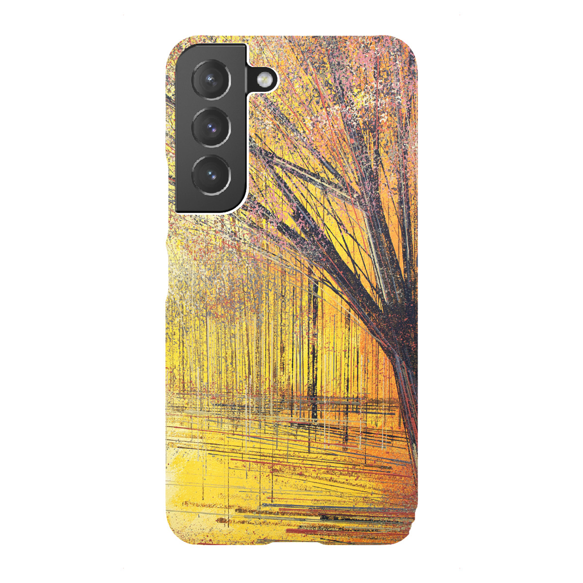 "Bäume in goldenem Glanz"für Samsung Galaxy - Premium-Case Handyhülle artboxONE