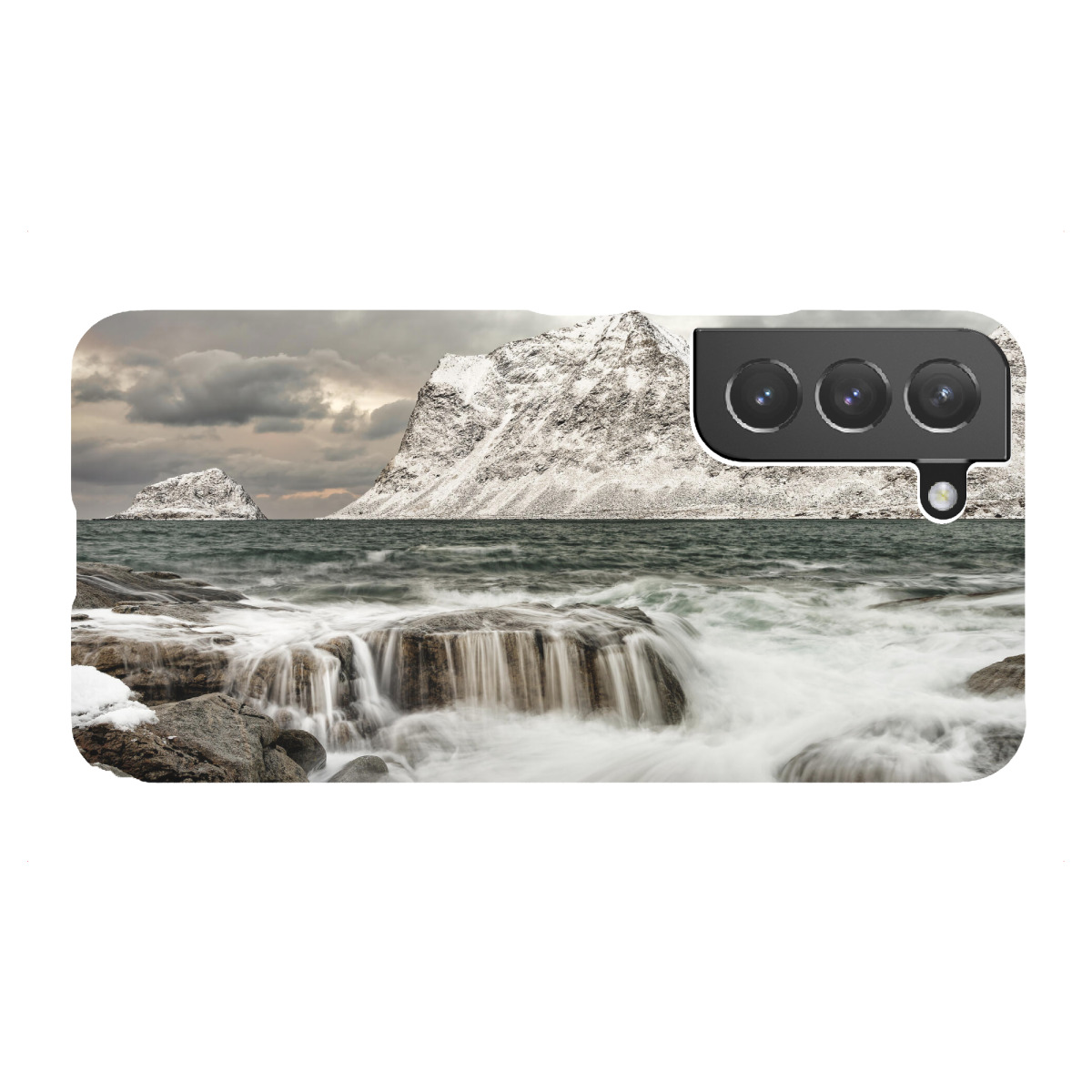 "Winterliche Küste auf den Lofoten"für Samsung Galaxy - Premium-Case Handyhülle artboxONE